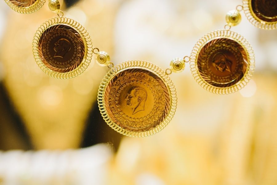 gold in Turkey souvenirs