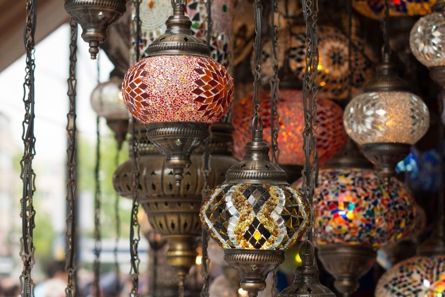 souvenirs from Turkey lanterns