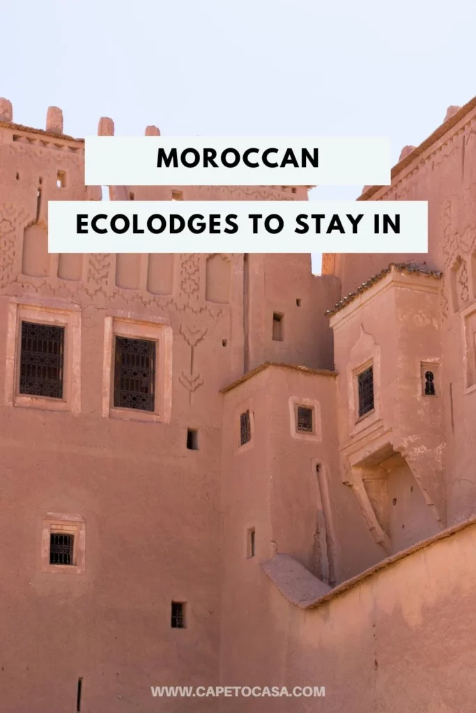 ecolodges in morocco