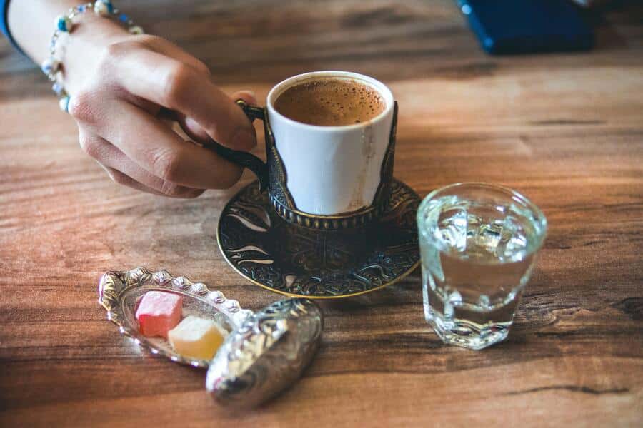 Turkish-coffee-serving