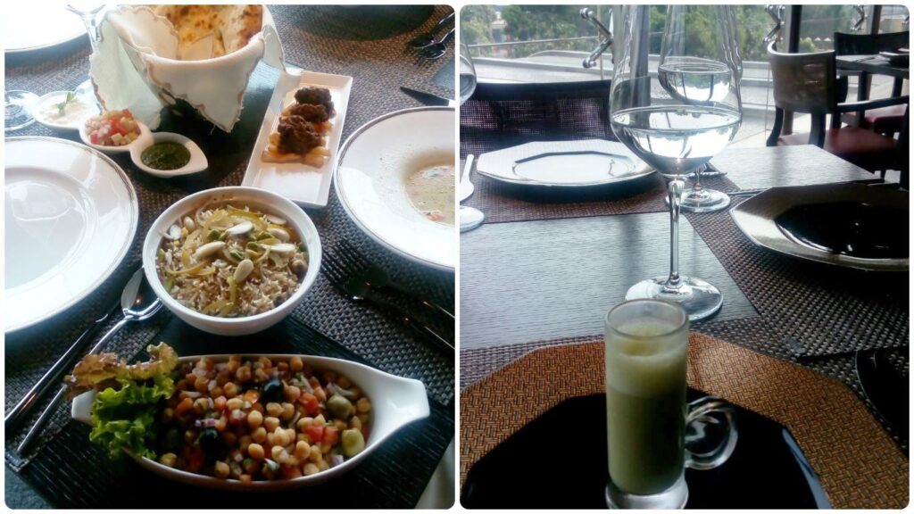 luxury dining in delhi eau de Monsoon, Le Meridien