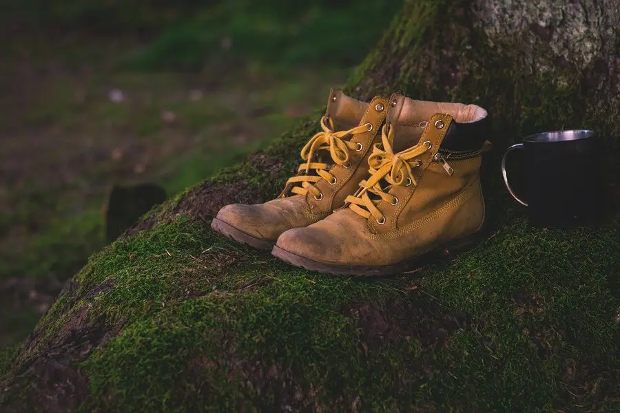 Backpacking essential items- hiking boots 