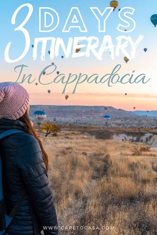 cappadocia itinerary 3 days
