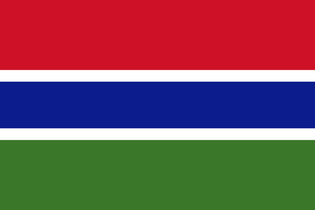 african flags gambia flag