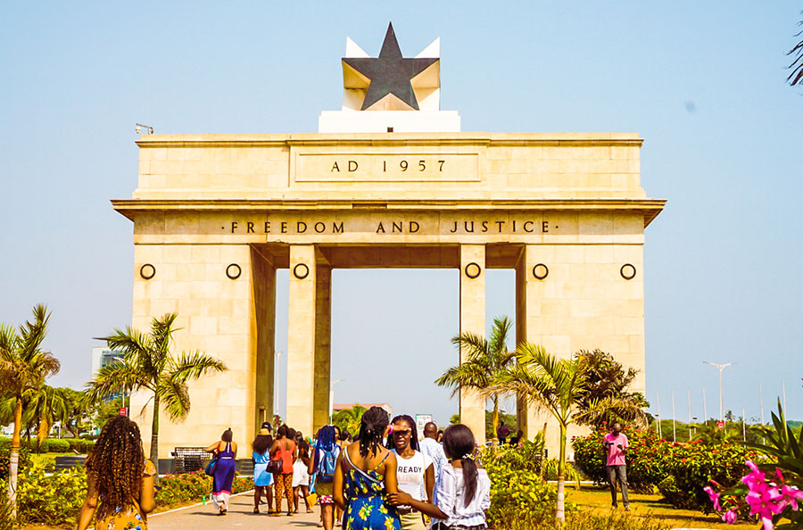 Black Star Square in Accra, Ghana