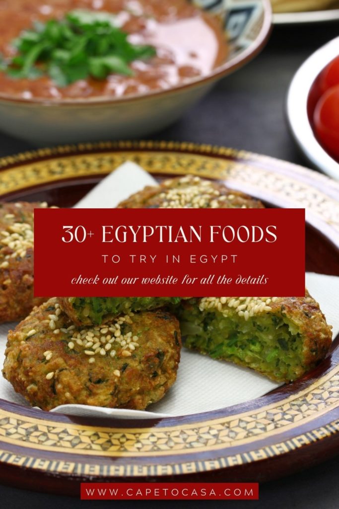 Egyptian food and driks