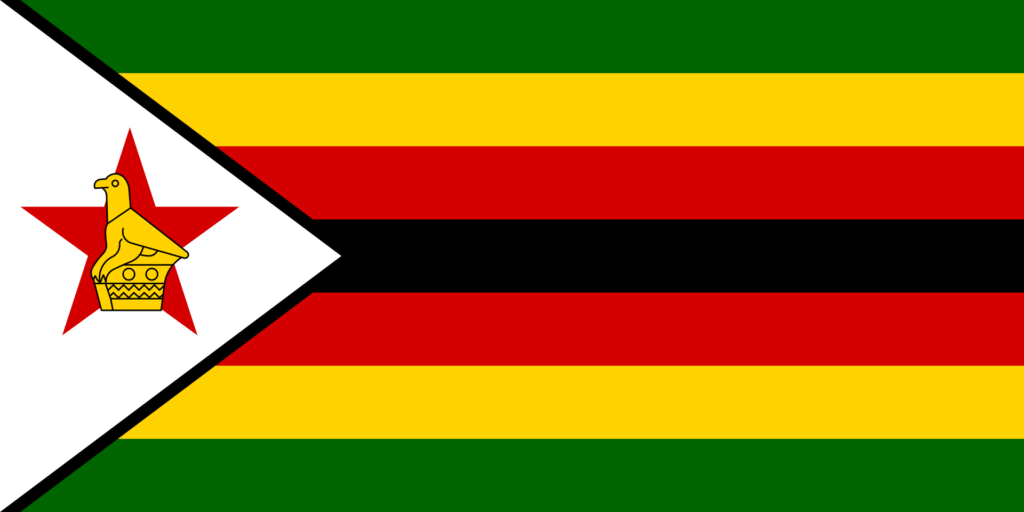 african flags zimbabwe flag