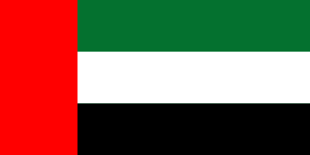 Middle Eastern Flags united arab emirates