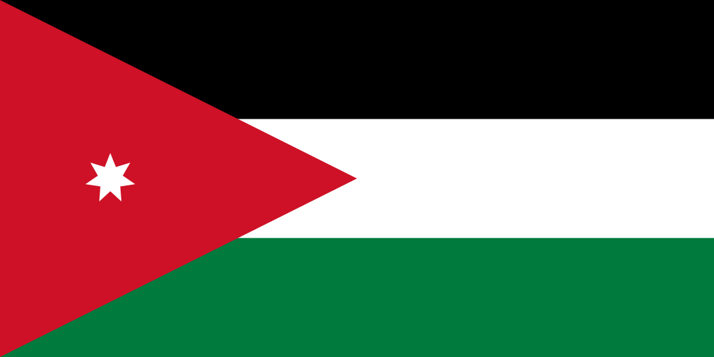 arab flags jordan-flags of middle east