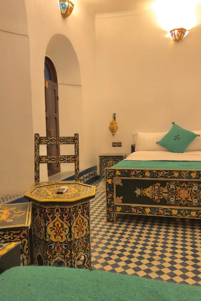 riad room in fez morocco