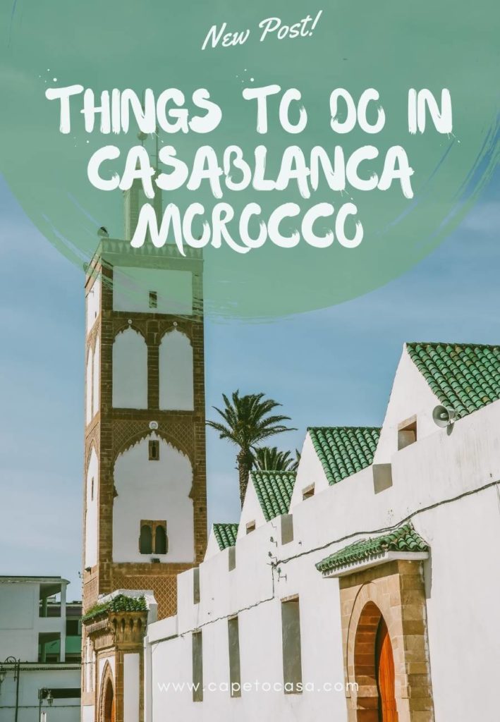 things to do in casablanca morocco