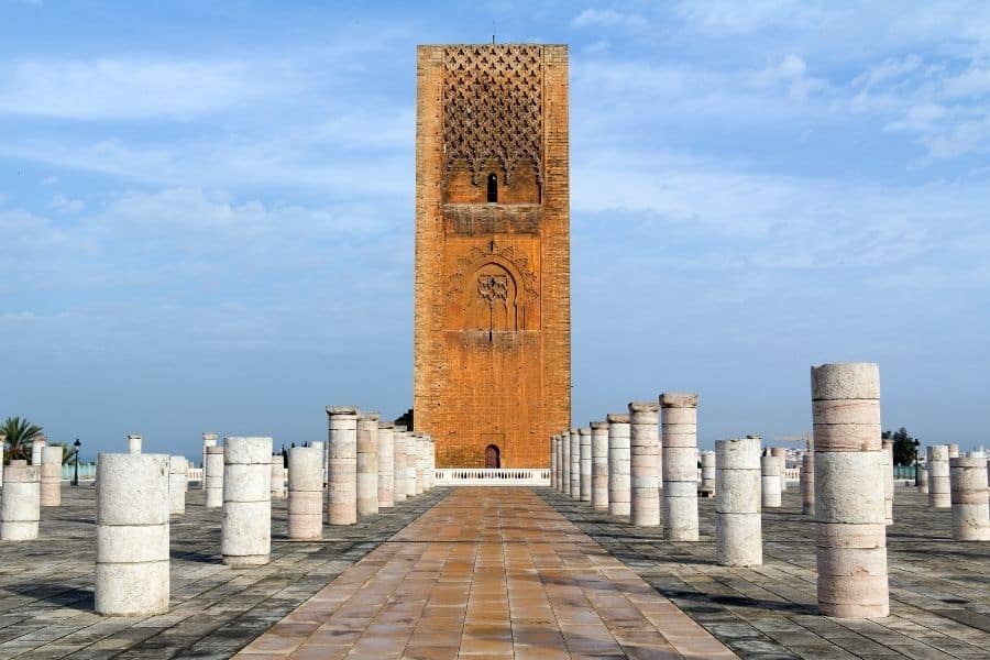 Hassan Tower rabat Mosque morocco