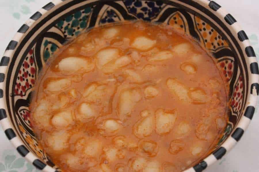 Moroccan food loubia