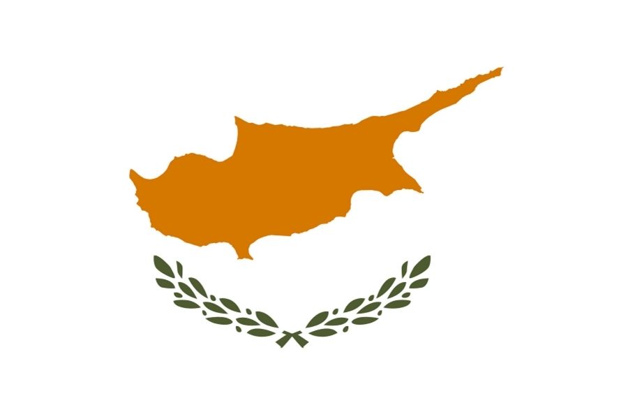 European flags Cyprus