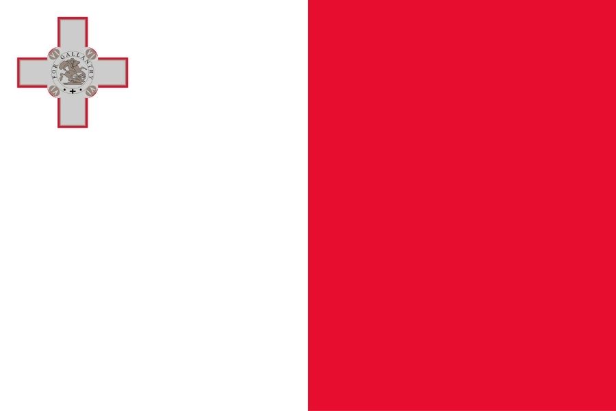 European flags-malta