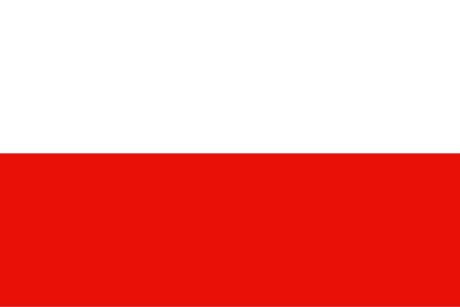 European flags Poland