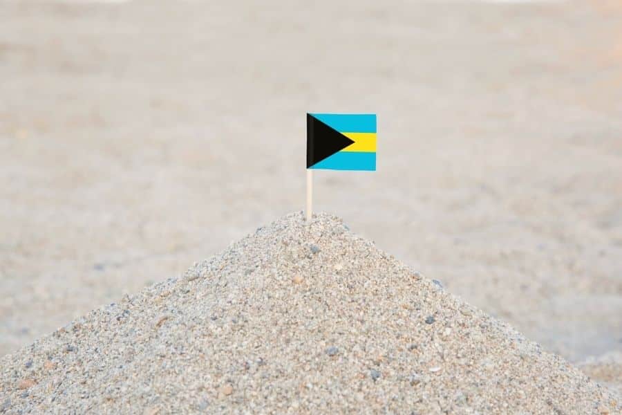Caribbean flags: Bahamas 