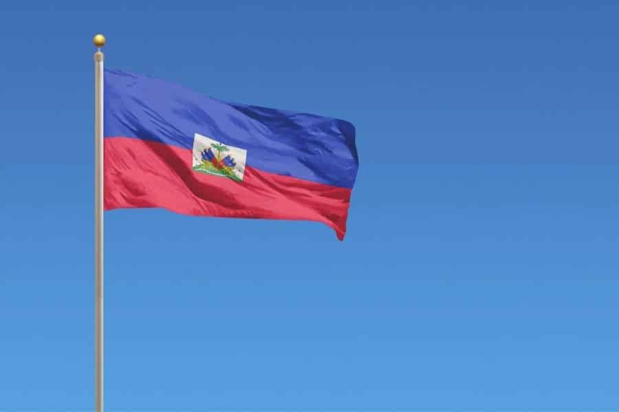   Caribbean flags: Haiti 