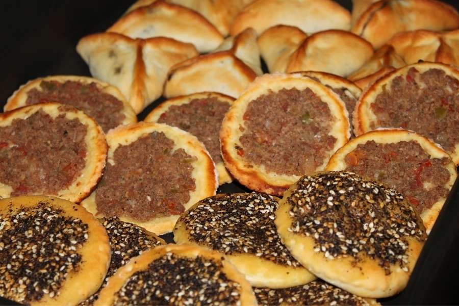 Lebanese food manakish