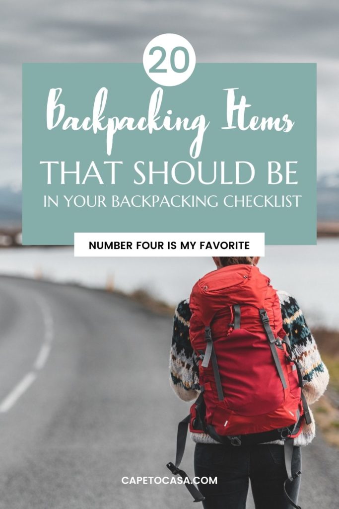 Backpacking Items That Should Be In Your Backpacking Checklist