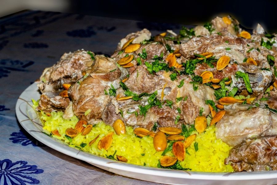 Middle-Eastern-Arabic-Rice-Dishes-Mansaf