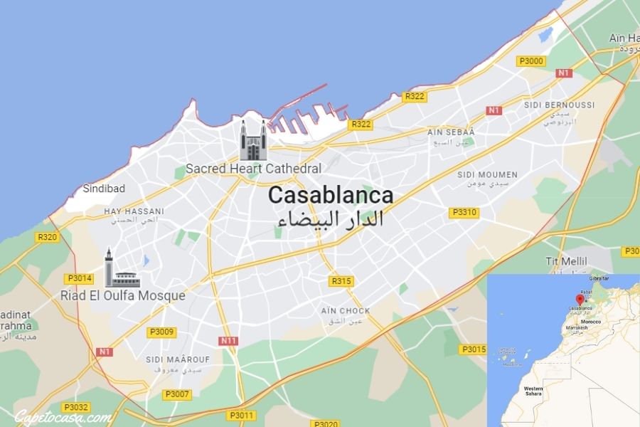 casablanca-morocco-map