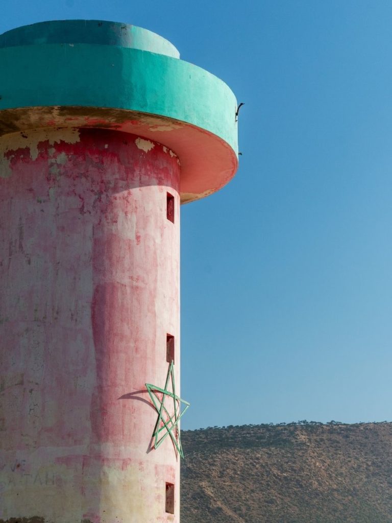 Imsouane lighthouse morocco