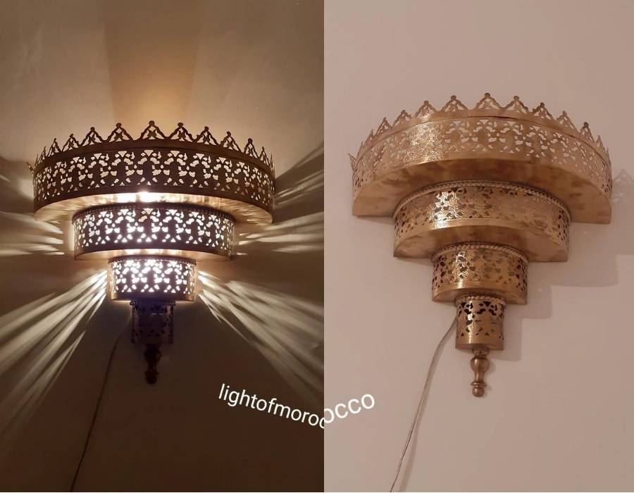 multi-level-Moroccan-wall-light-sconce