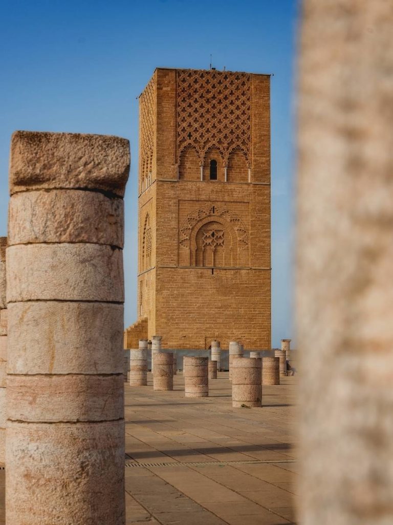 rabat morocco hassan ii tower