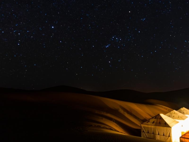 sahara desert night camp