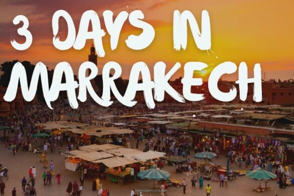 3 days in marrakech itinerary