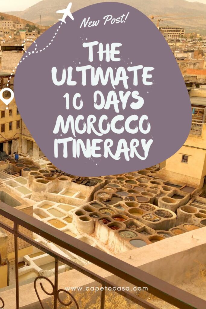 10 days morocco itinerary
