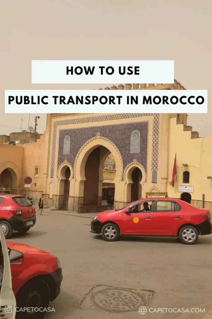 public transport morocco