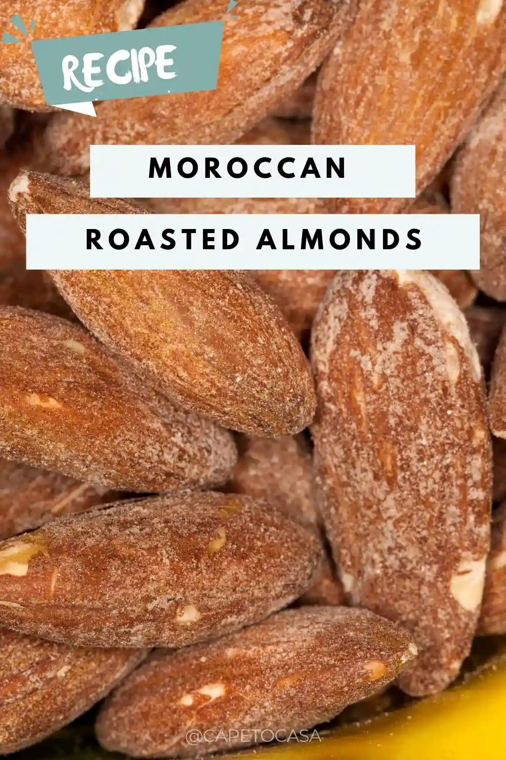 Moroccan roasted almonds with salt