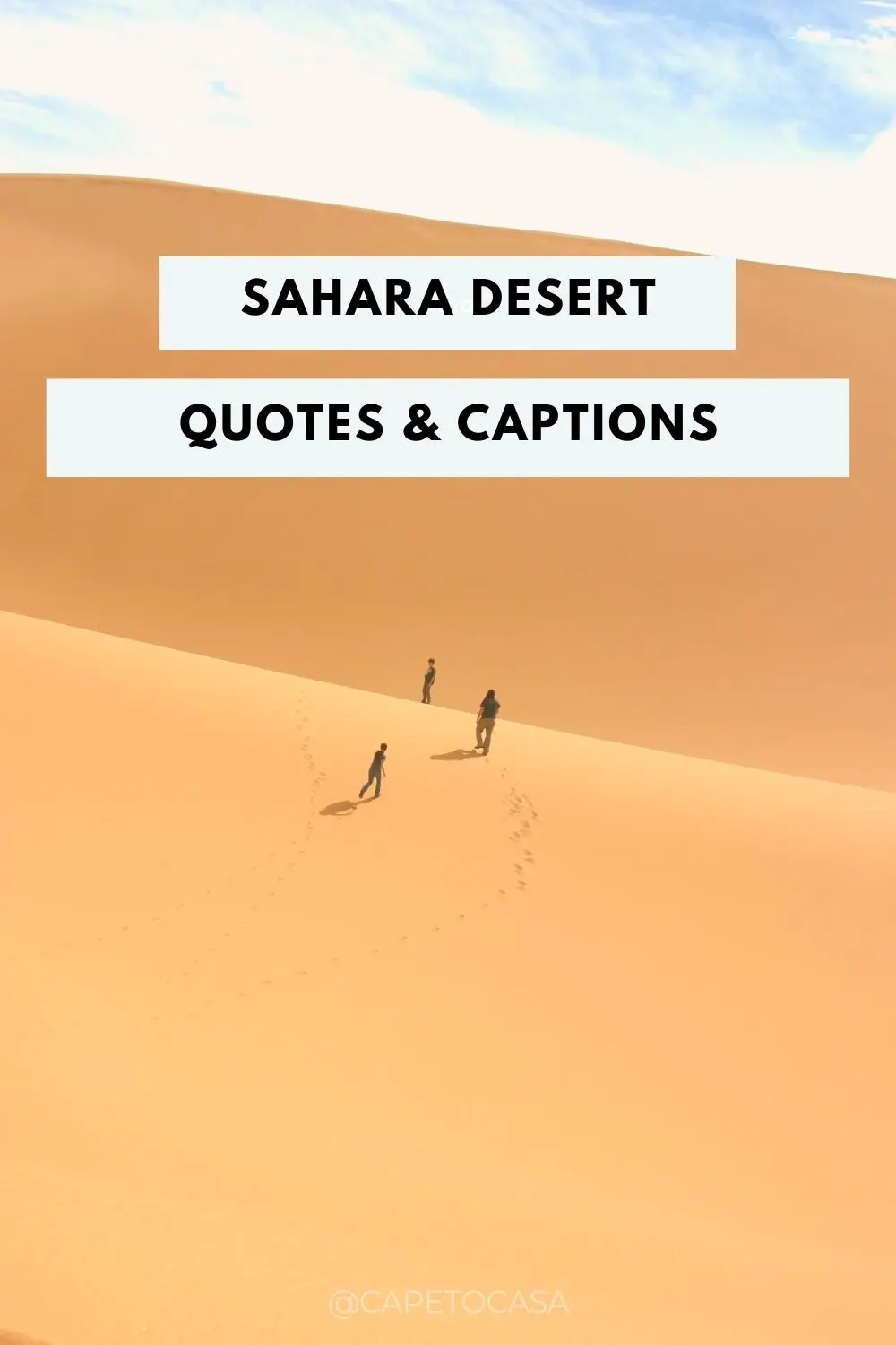 desert captions and quotes